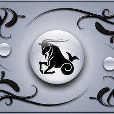 Схема вышивки «козерог»