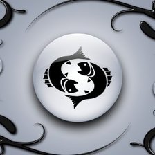 Схема вышивки «рыбы»