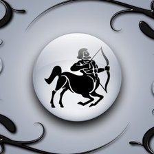 Схема вышивки «стрелец»