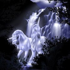 Схема вышивки «единороги»