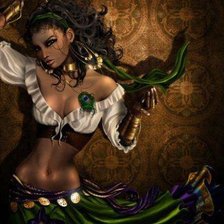 Схема вышивки «цыганка»