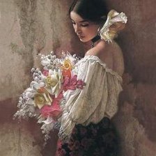 Схема вышивки «испанка»