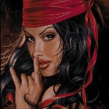 Схема вышивки «цыганка»