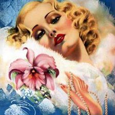 Схема вышивки «ретро»