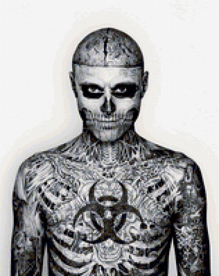 Рик Генест - zombie boy, рик генест, тату - предпросмотр