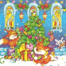 Схема вышивки «Новогоднее»