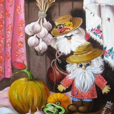 Схема вышивки «Домовёнок»