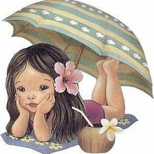 Схема вышивки «Девочка»