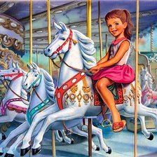 Схема вышивки «Девочка»