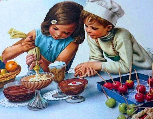 На кухне - дети - оригинал