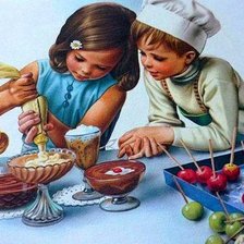 Схема вышивки «На кухне»