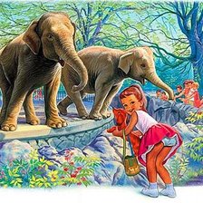 Схема вышивки «Девочка»