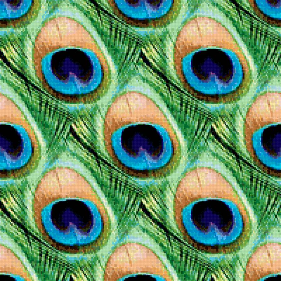 №187485 - павлин, хвост павлина, подушка - предпросмотр