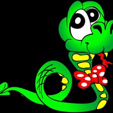 Схема вышивки «Змейка»