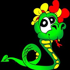 Схема вышивки «Змейка»