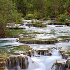 Схема вышивки «Водопад»