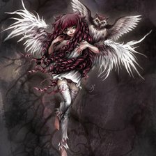 Схема вышивки «фея 4»