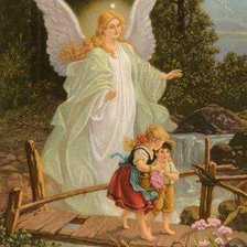 Схема вышивки «ангел»