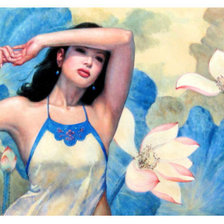 Схема вышивки «китайская живопись»