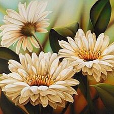 Схема вышивки «Красивые цветы»