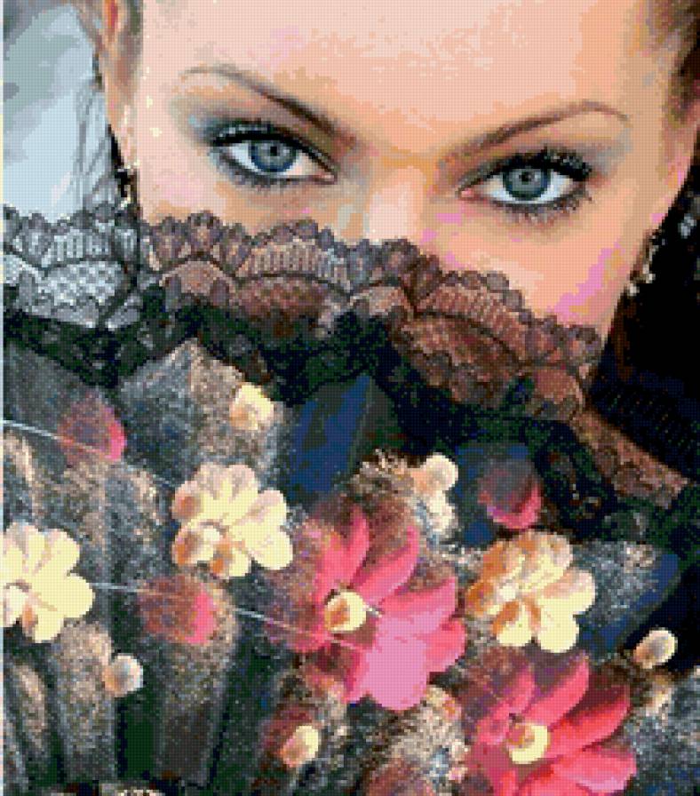 девушка - любовь, одиночество, девушка, картина, красота - предпросмотр