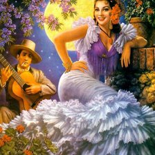 Схема вышивки «испанка»