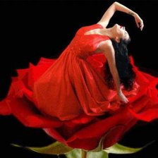 Схема вышивки «девушка»