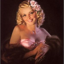 Схема вышивки «ретро»