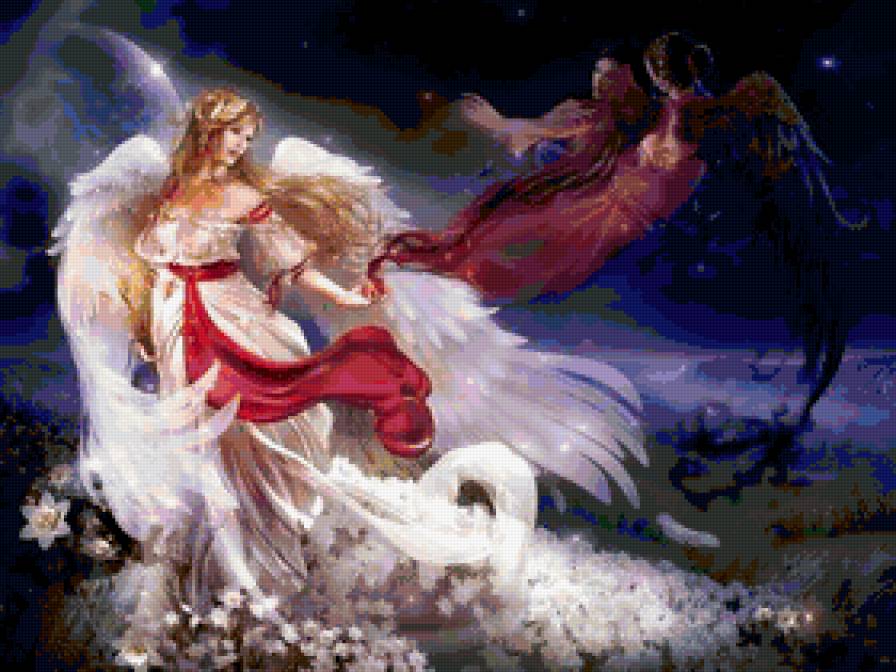 день и ночь - фентези, эльфы, девушка, любовь, феи - предпросмотр