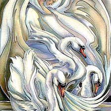 Схема вышивки «Царевна-лебедь»