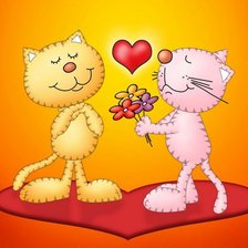 Схема вышивки «Взаимность»