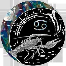 Схема вышивки «рак»