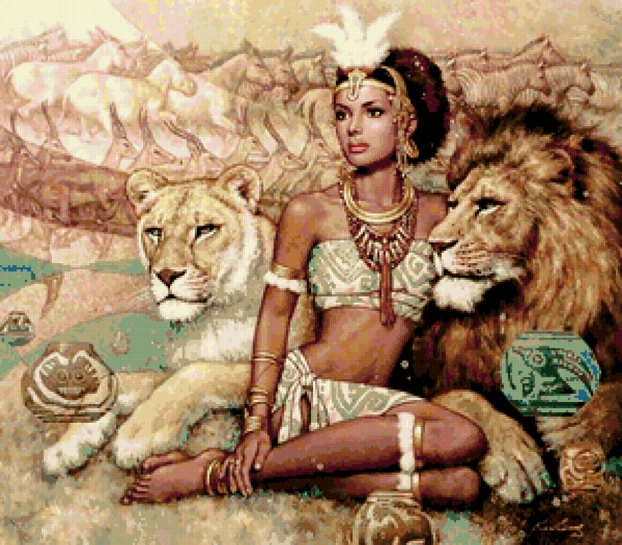 Женские образы Карла Банга - картины, женские образы - предпросмотр