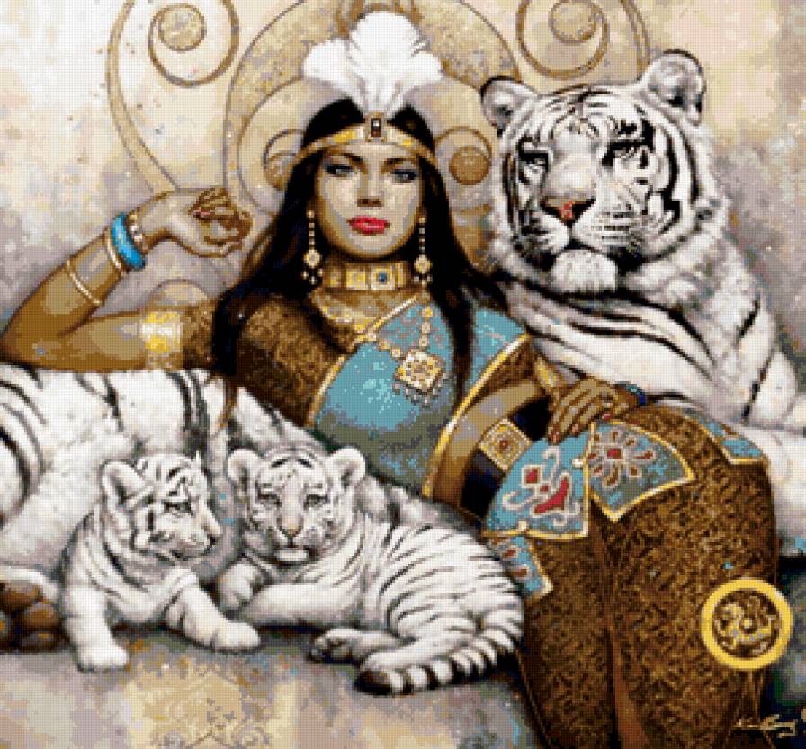 Карл Банг - женские образы, картины - предпросмотр