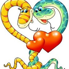 Схема вышивки «змейки»