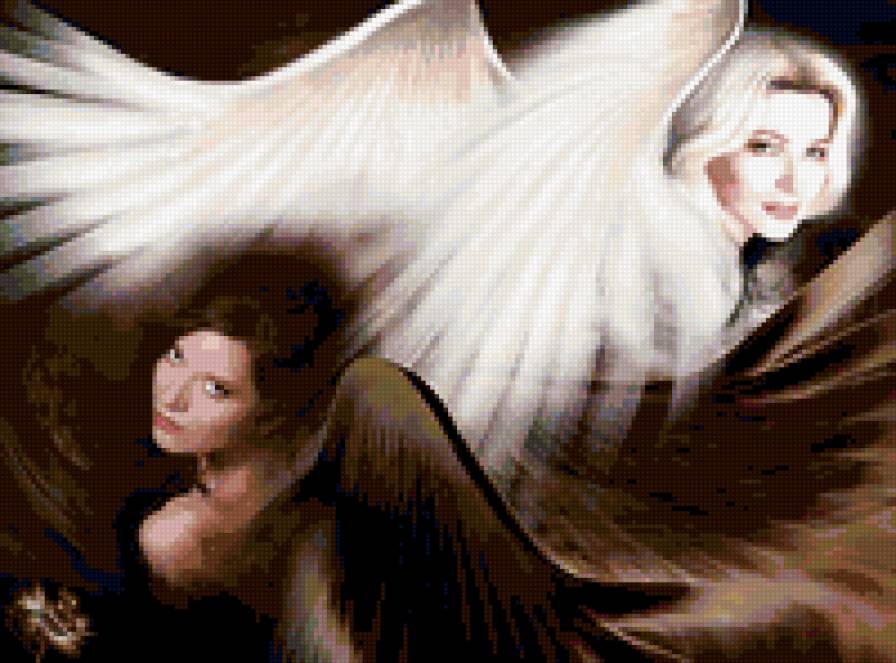 белое и черное - люди - предпросмотр