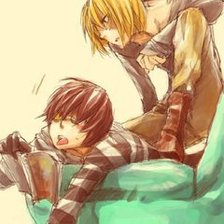 Схема вышивки «Мэтт и Мелло»