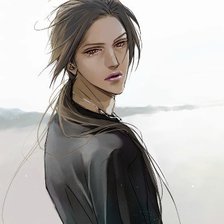 Схема вышивки «Итачи Учиха.»