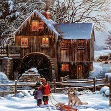 Схема вышивки «Рождество»