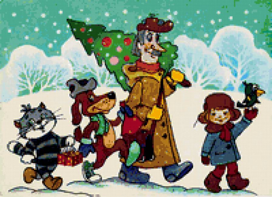 Простоквашино - мультфильмы - предпросмотр