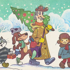 Схема вышивки «Простоквашино»