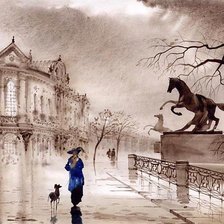 Схема вышивки «Городской пейзаж»