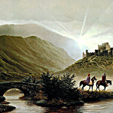 Схема вышивки «путники»