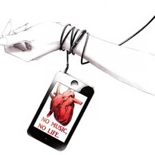 Схема вышивки «Нет музыки , нет жизни»