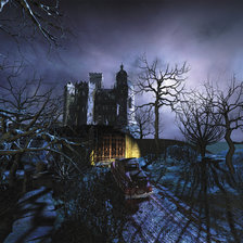 Схема вышивки «ночь в замке»