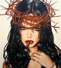 Схема вышивки «девушка»