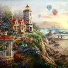 Схема вышивки «Маяк»