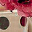 Предпросмотр схемы вышивки «цветок в чашке» (№188984)