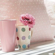 Схема вышивки «цветок в чашке»