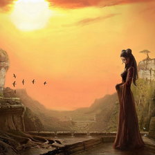 Схема вышивки «Ожидание, фентази»